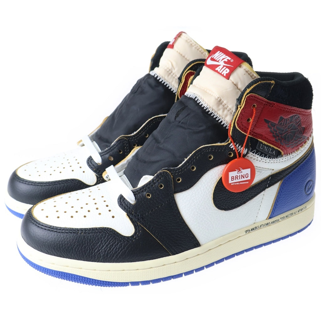NIKE(ナイキ) FRAGMENT DESIGN × UNION × AIR JORDAN 1 HIGH OG フラグメントデザイン ユニオン エアージョーダン ワン ハイカットスニーカー US9/27cm IO7847-002