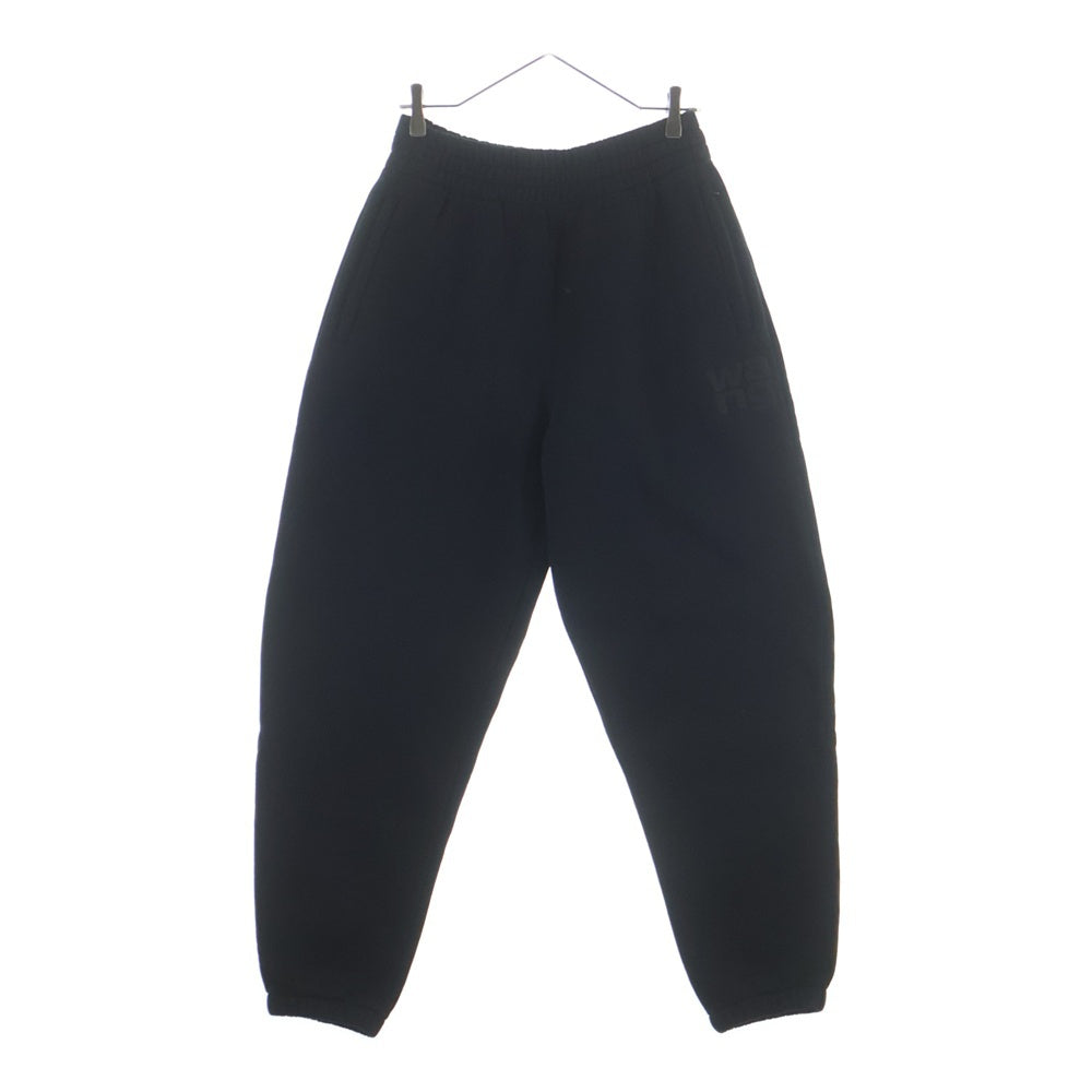 ALEXANDER WANG(アレキサンダーワン) ESSENTIAL TERRY CLASSIC SWEATPANT ロゴ スウェットパンツ ブラック 4CC3244399