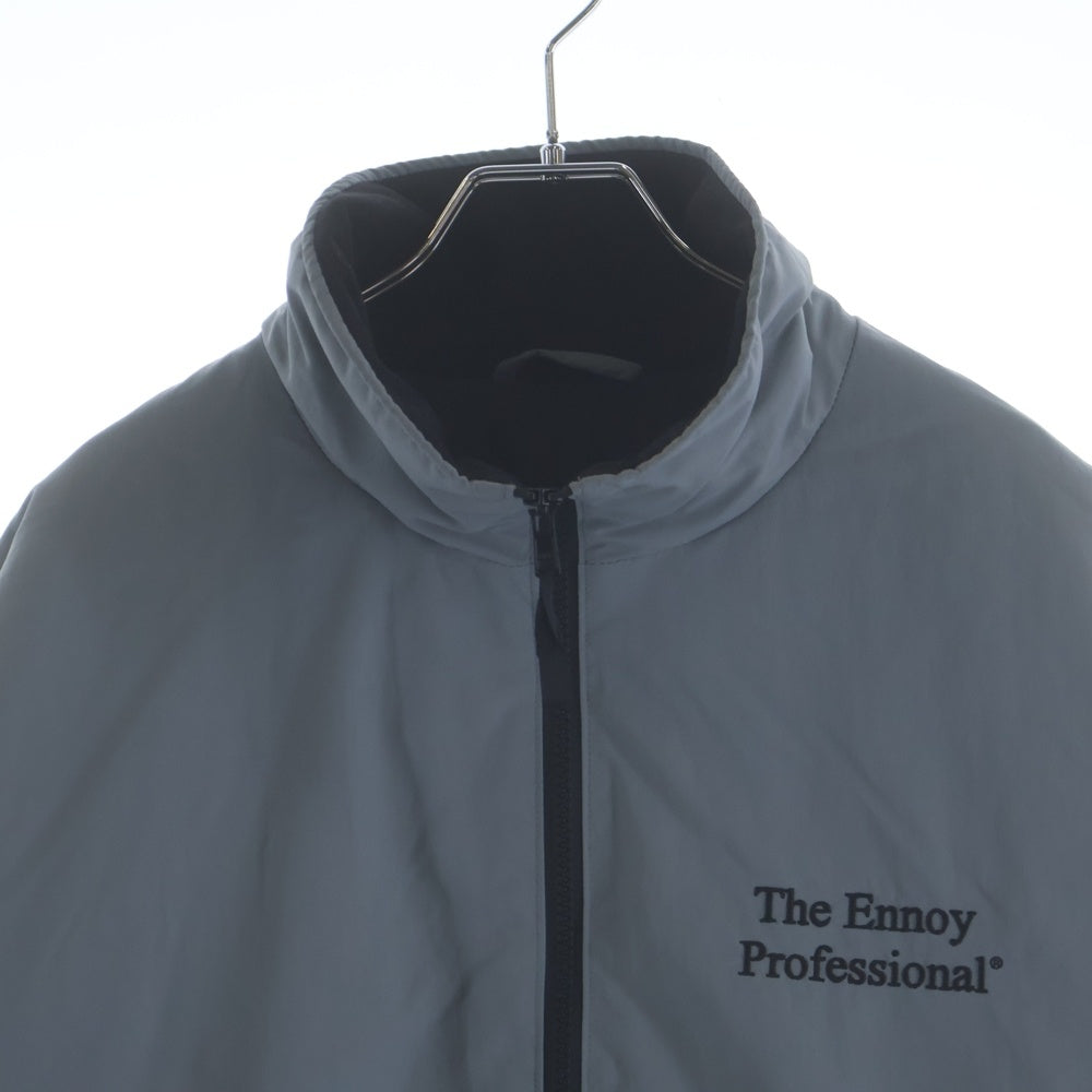 The Ennoy Professional(エンノイプロフェッショナル) 23AW Nylon Padded Jaketナイロンパデッドジップアップジャケット グレー AW23BRENJK03LP