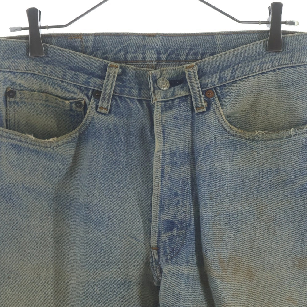 Levi's(リーバイス) 70s 501 66後期 Denim Pants ヴィンテージ ボタン裏6 チェーンステッチ スモールe 紙パッチ ボタンフライ デニムパンツ ジーンズ インディゴ