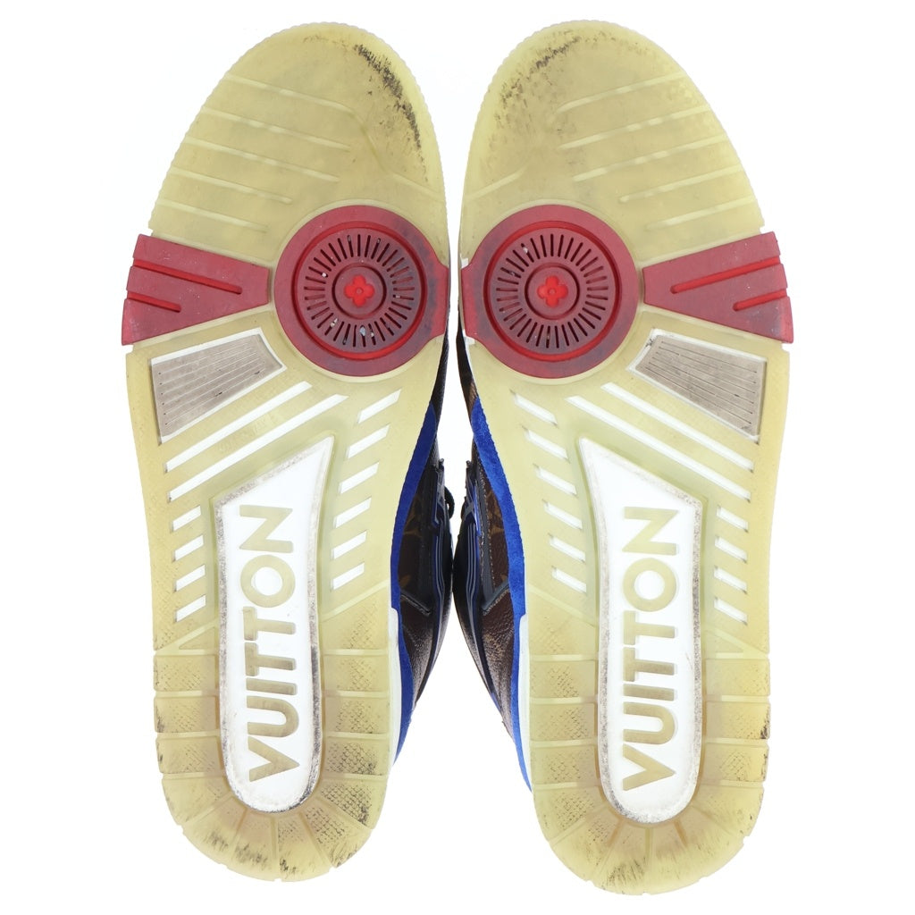 LOUIS VUITTON(ルイヴィトン) 20年製 LV Trainer GO0260 トレイナーライン モノグラム ハイカットスニーカー ブラウン