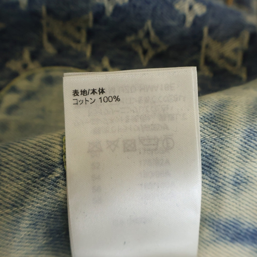 LOUIS VUITTON(ルイヴィトン) 22SS ×NIGO ニゴー パッチワーク ジップアップデニムジャケット RM221M UZD HMA16E