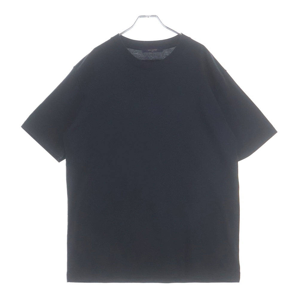 LOUIS VUITTON(ルイヴィトン) 21AW LVデボス エンボスロゴ クルーネック 半袖Tシャツ カットソー ブラック RM212 NPG HLY64W