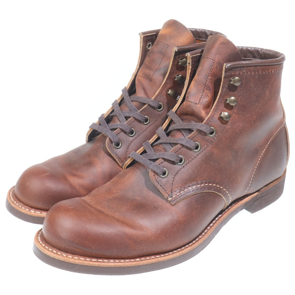 RED WING(レッド ウイング) Blacksmith ブラックスミス レースアップブーツ レザーブーツ ブラウン US9/27cm 3343