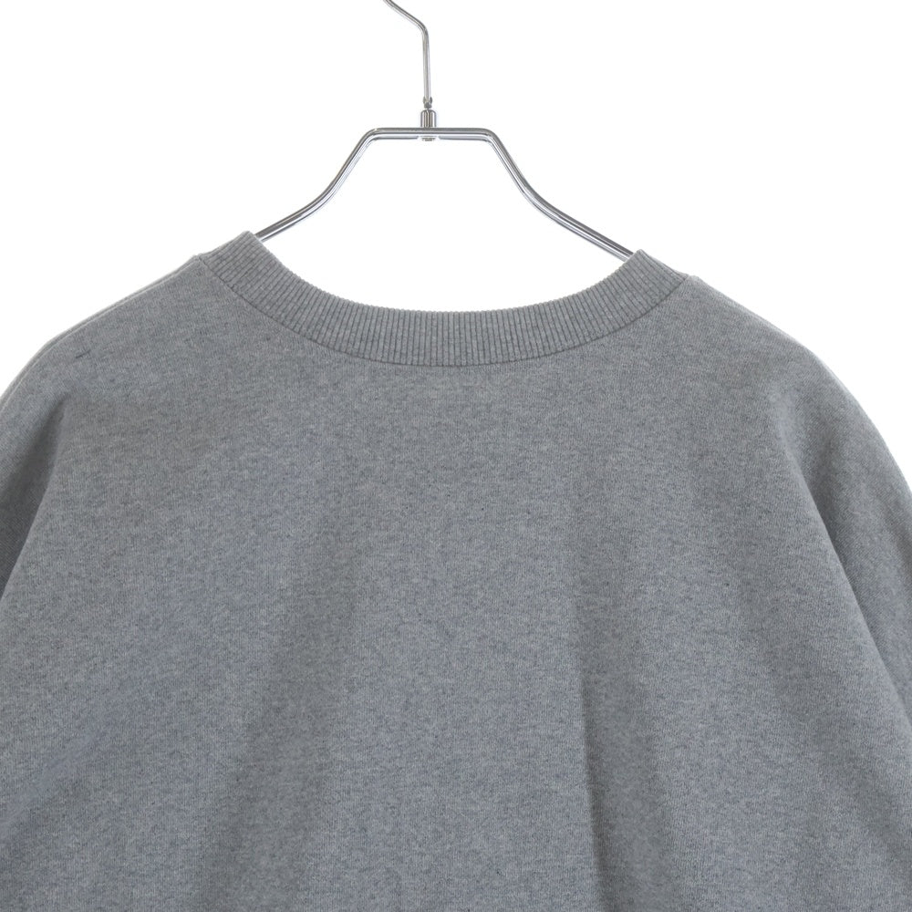 FreshService(フレッシュサービス) 25AW AS × FS LIGHT OZ CREW NECK LITHOGRAPH FSC253-70155AS オーバーサイズシルエットクルーネック長袖スウェットトレーナー グレー