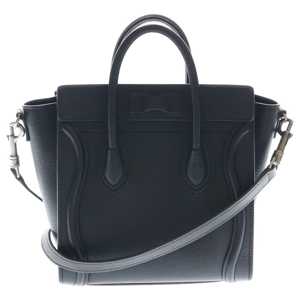 CELINE(セリーヌ) ラゲージナノレザーショッパーバッグ ブラック 189243 レディース