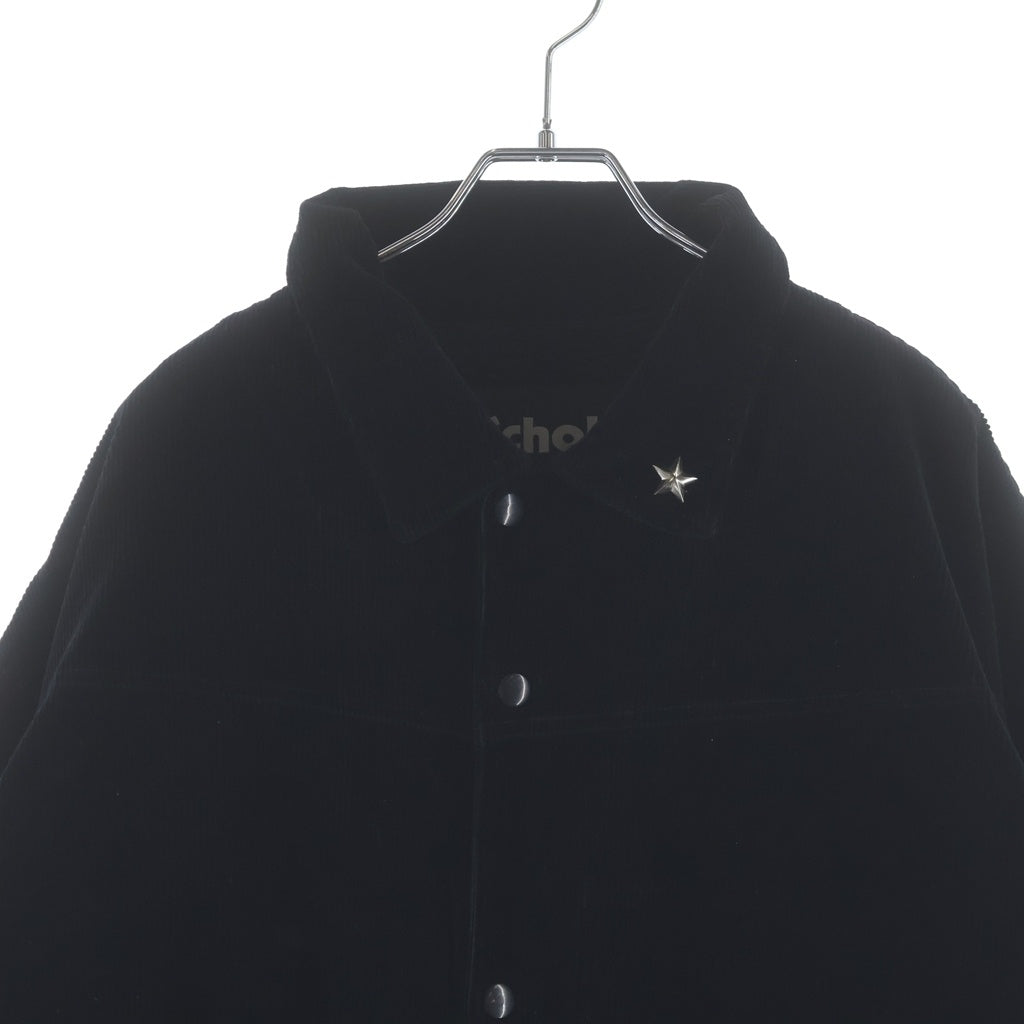 SCHOTT(ショット) STRETCH CORDUROY JACKET ストレッチコーデュロイジャケット ブラック 3112083