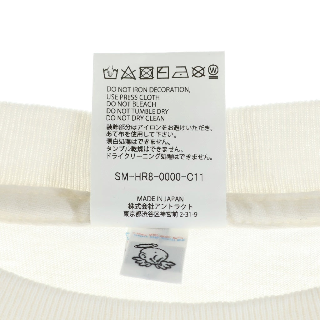 SAINT MICHAEL(セントマイケル) 25SS × EVANGELION S/S EV Tee SM-HR8-0000-C11 シン・エヴァンゲリオン劇場版 コラボ プリント クルーネック半袖Tシャツカットソー ホワイト