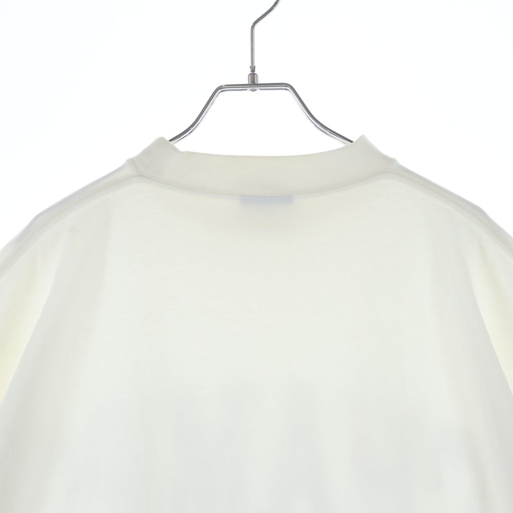 BALENCIAGA(バレンシアガ) 25SS OVER CHAMPS-ELYSEES T-SHIRT 787349 フロントプリント プルオーバー カットソー 半袖Tシャツ ホワイト