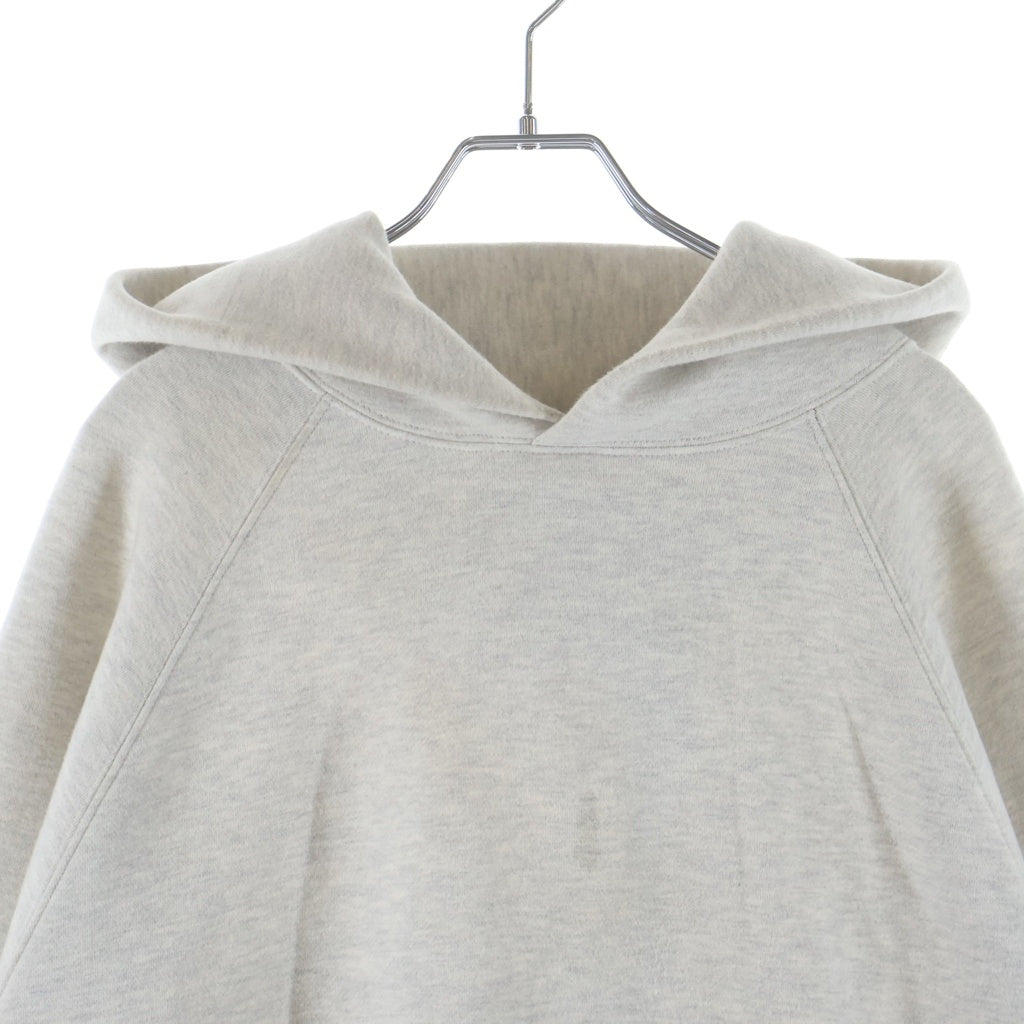 FEAR OF GOD ESSENTIALS(フィアオブゴッド エッセンシャルズ) BACK RUBBER LOGO HOODIE バックラバーロゴ プルオーバースウェットパーカー フーディー ホワイト