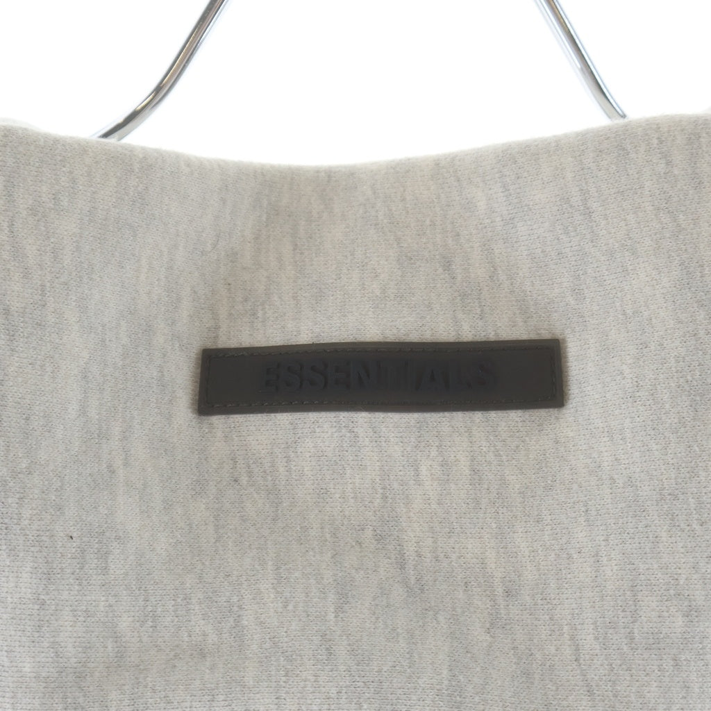FEAR OF GOD ESSENTIALS(フィアオブゴッド エッセンシャルズ) BACK RUBBER LOGO HOODIE バックラバーロゴ プルオーバースウェットパーカー フーディー ホワイト
