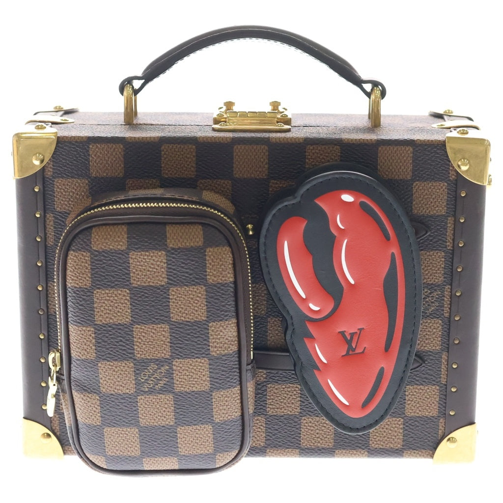 LOUIS VUITTON(ルイヴィトン) サワガニ トランク モノグラム ハンドバッグ ショルダーバッグ ブラウン N40765 レディース