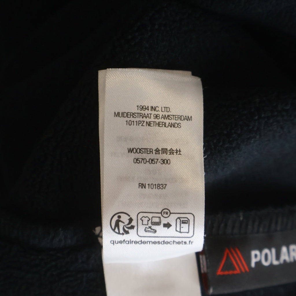 SUPREME(シュプリーム) 24AW Polartec Half Zip Hooded Sweatshirt ポーラテック フリースハーフジップパーカー ブラック