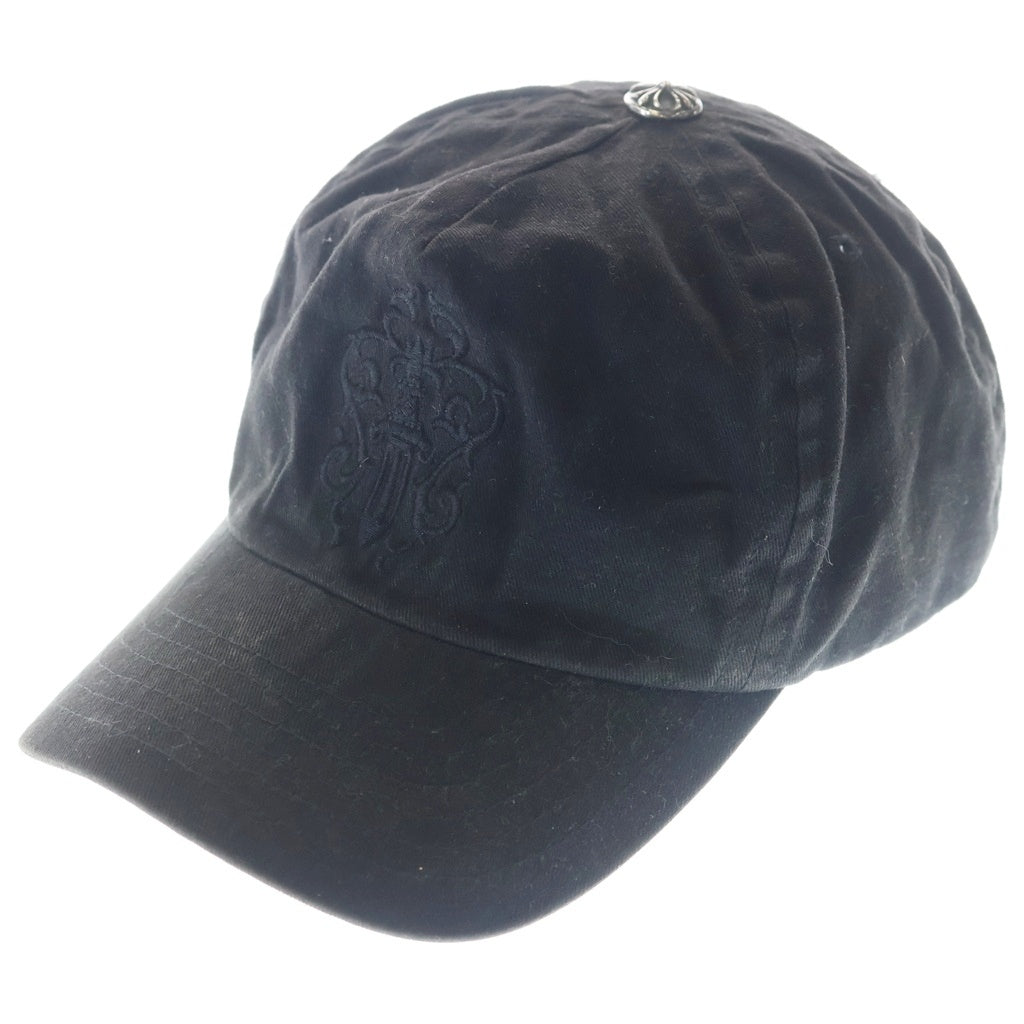 CHROME HEARTS(クロムハーツ) OLD VINE DAGGER CAP オールド ダガー クロスボール キャップ 帽子 ブラック/シルバー