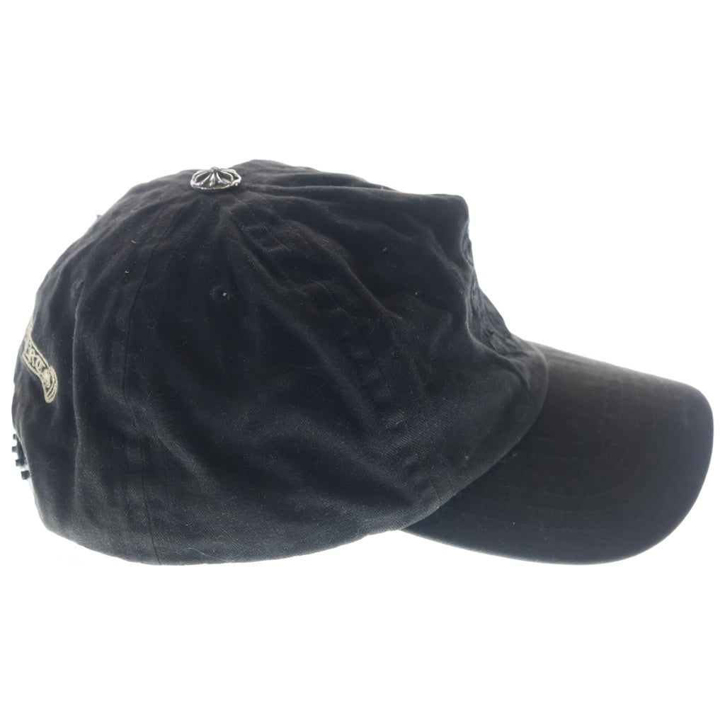CHROME HEARTS(クロムハーツ) OLD VINE DAGGER CAP オールド ダガー クロスボール キャップ 帽子 ブラック/シルバー