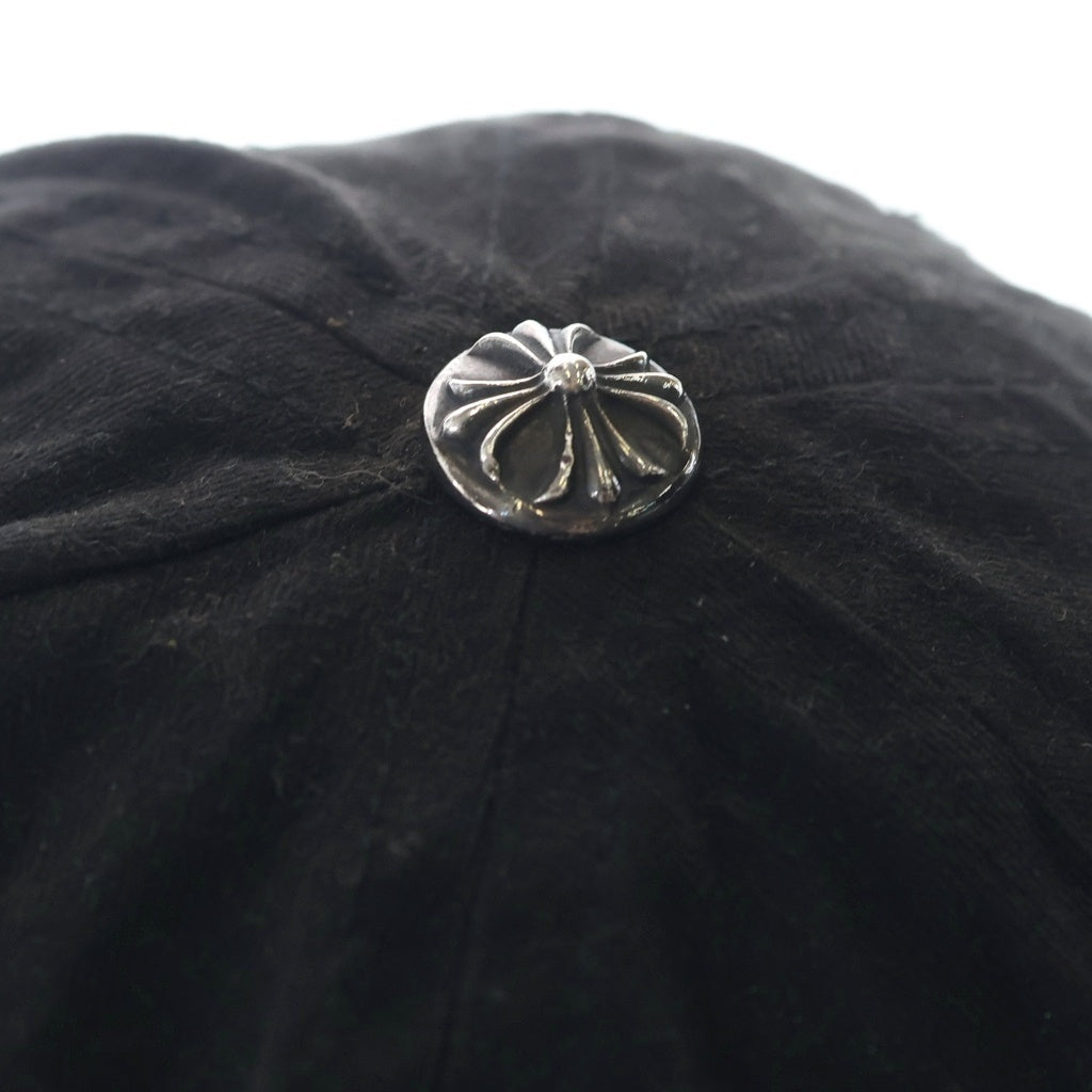 CHROME HEARTS(クロムハーツ) OLD VINE DAGGER CAP オールド ダガー クロスボール キャップ 帽子 ブラック/シルバー