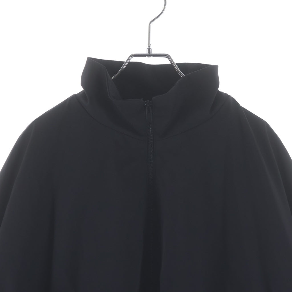 FEAR OF GOD(フィアオブゴッド) テリーハイネック バック切り替え ナイロンジップアップジャケット ブラック