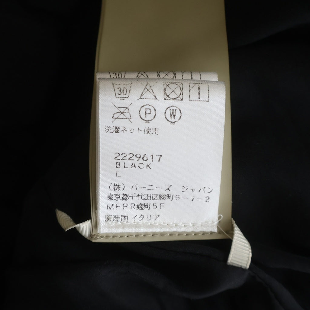 FEAR OF GOD(フィアオブゴッド) テリーハイネック バック切り替え ナイロンジップアップジャケット ブラック