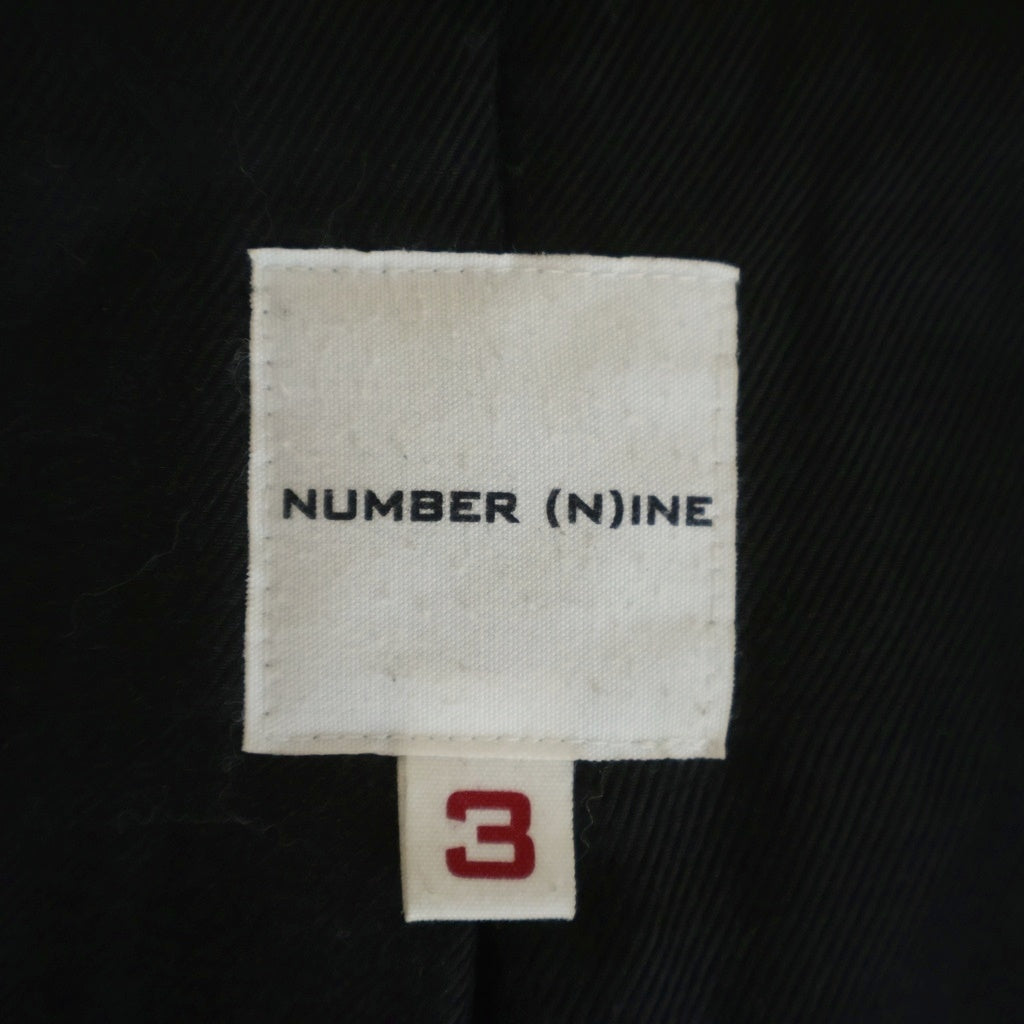 NUMBER (N)INE(ナンバーナイン) 99AW ROCK IDOL期 ジップジャケット ブルゾン ブラック