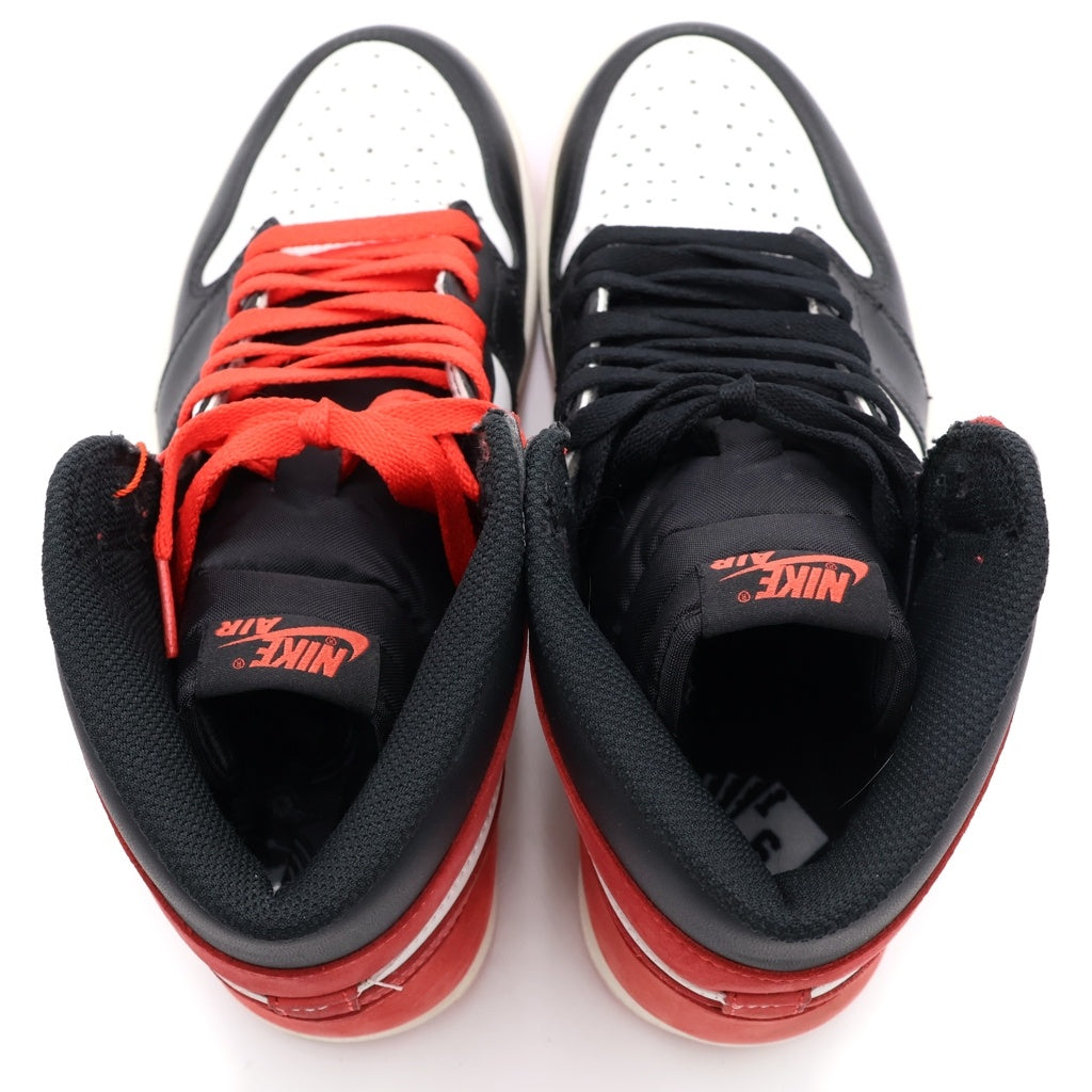NIKE(ナイキ) AIR JORDAN 1 RETRO HIGH OG TRACK RED 555088-112 エアジョーダン 1 レトロ ハイ トラックレッド ハイカットスニーカー レッド/ホワイト US9.5/27.5cm