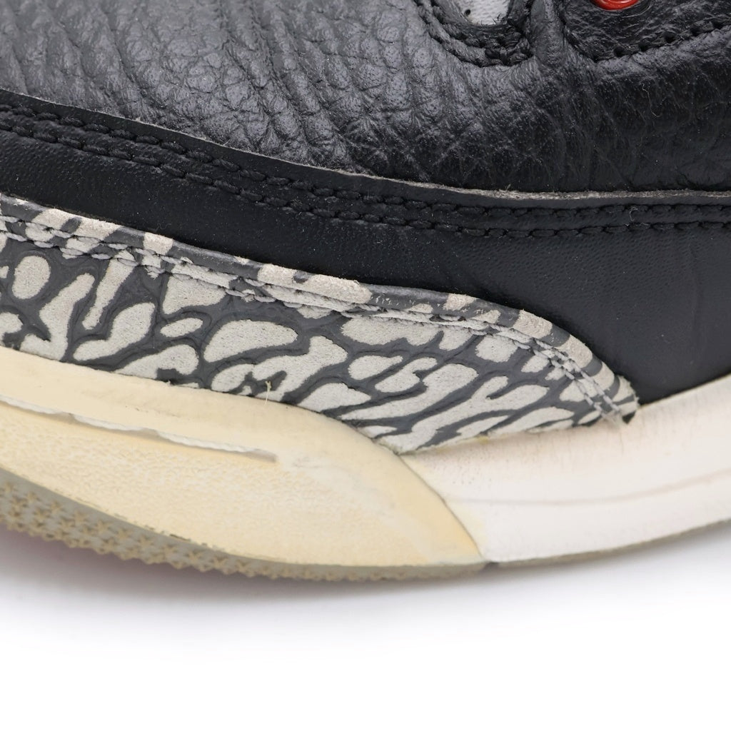 NIKE(ナイキ) AIR JORDAN 3 RETRO OG BLACK CEMENT 854262-001 エアジョーダン 3 レトロ ブラックセメント ハイカットスニーカー ブラック US9.5/27.5cm