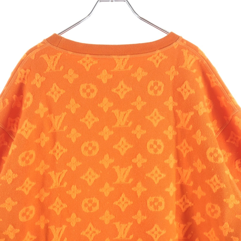 LOUIS VUITTON(ルイヴィトン) 19AW Full Monogram Jacquard Crewneck Knit Sweater RM192M NPN HHY14W フルモノグラムジャカードクルーネックニットセーター オレンジ