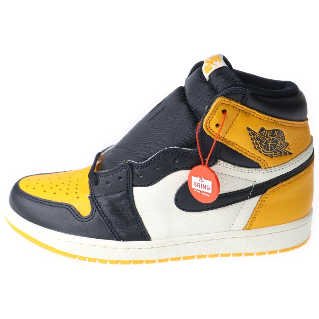 NIKE(ナイキ) AIR JORDAN1 RETRO HIGH OG TAXI 555088-711 エアジョーダン1 レトロハイ タクシー ハイカットスニーカー ブラック/ホワイト/イエロー US9.5/27.5cm