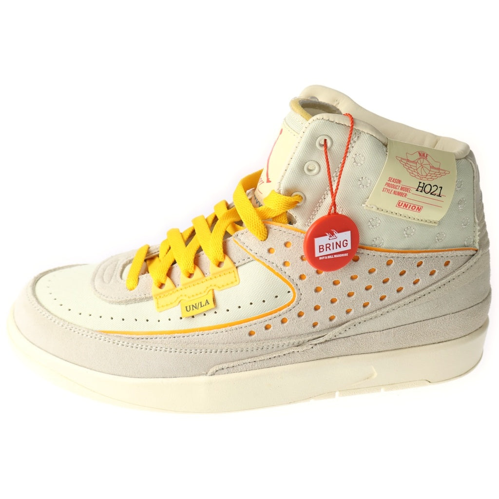NIKE(ナイキ) ×UNION Air Jordan 2 RETRO SP RATTAN DN3802-200 ユニオン エアジョーダン 2 レトロ ラタン ハイカットスニーカー ベージュ US9.5/27.5cm