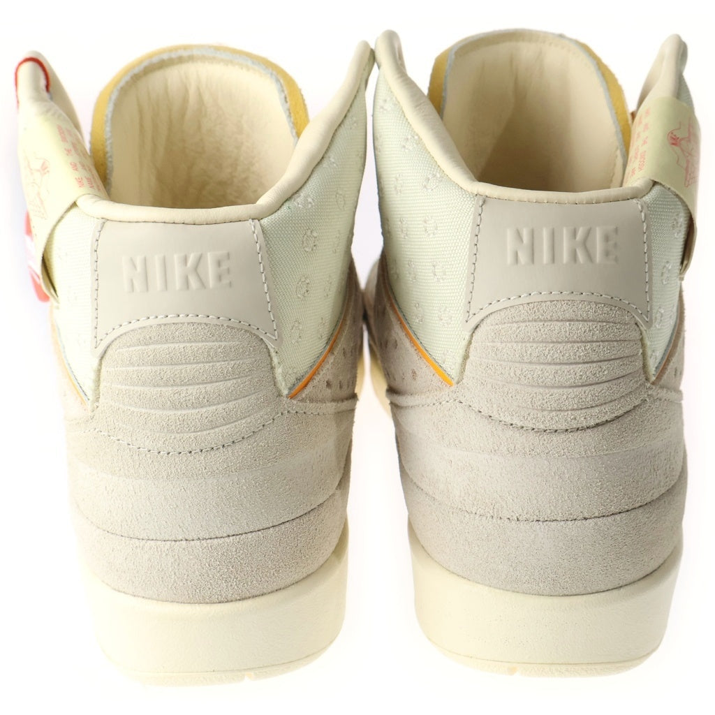 NIKE(ナイキ) ×UNION Air Jordan 2 RETRO SP RATTAN DN3802-200 ユニオン エアジョーダン 2 レトロ ラタン ハイカットスニーカー ベージュ US9.5/27.5cm