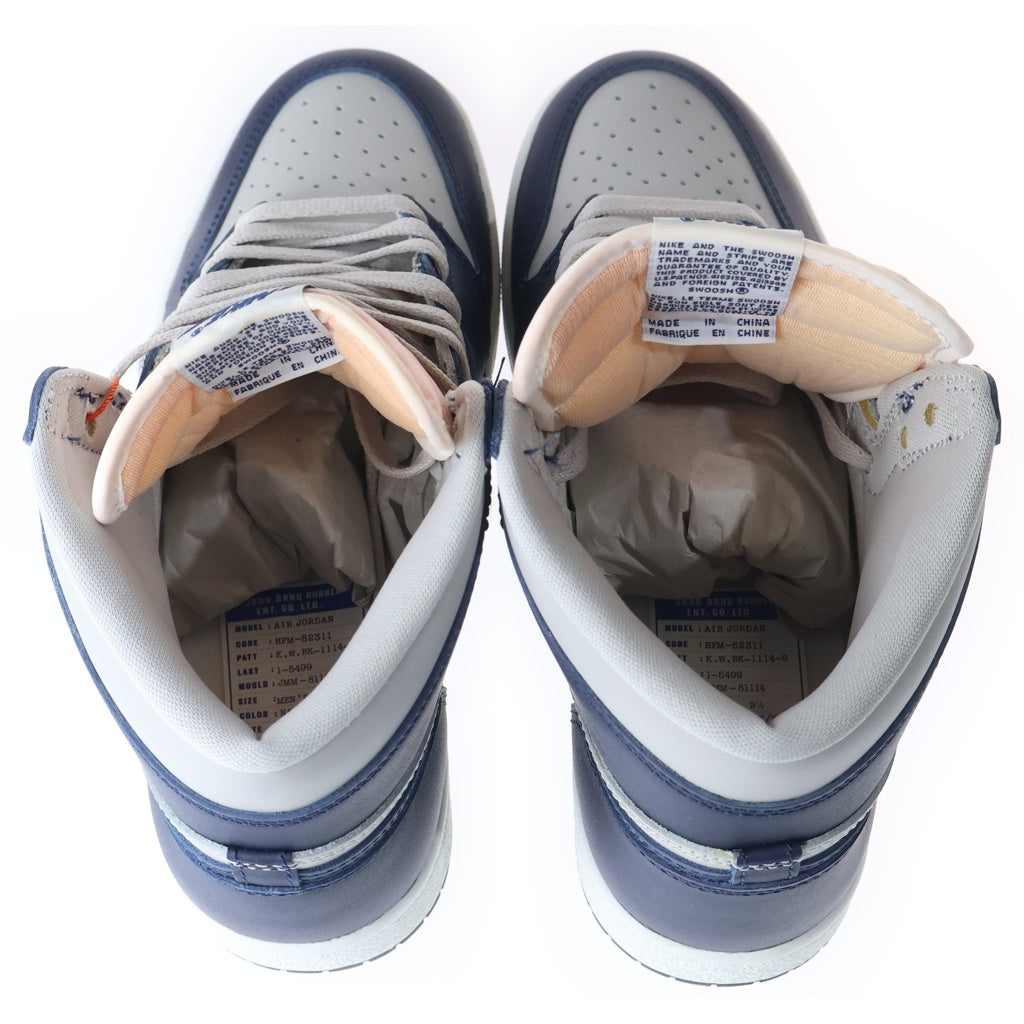 NIKE(ナイキ) Air Jordan 1 High 85 Georgetown BQ4422-400 エアジョーダン1 ハイ 85 ジョージタウン ネイビー/グレー US9.5/27.5cm