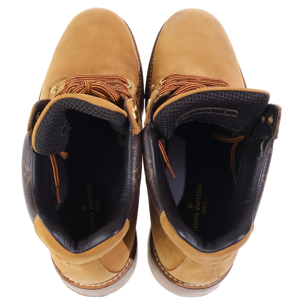LOUIS VUITTON(ルイヴィトン) 20SS オーベルカンフ スエードレザーハイカットブーツ ベージュ BM0189