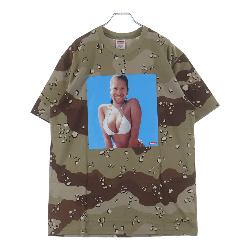 SUPREME(シュプリーム) 25SS ×Aphex Twin Windowlicker Tee エイフェックス ツイン ウィンドウリッカー フォトプリント カモ柄 クルーネック 半袖Tシャツ カットソー カーキ