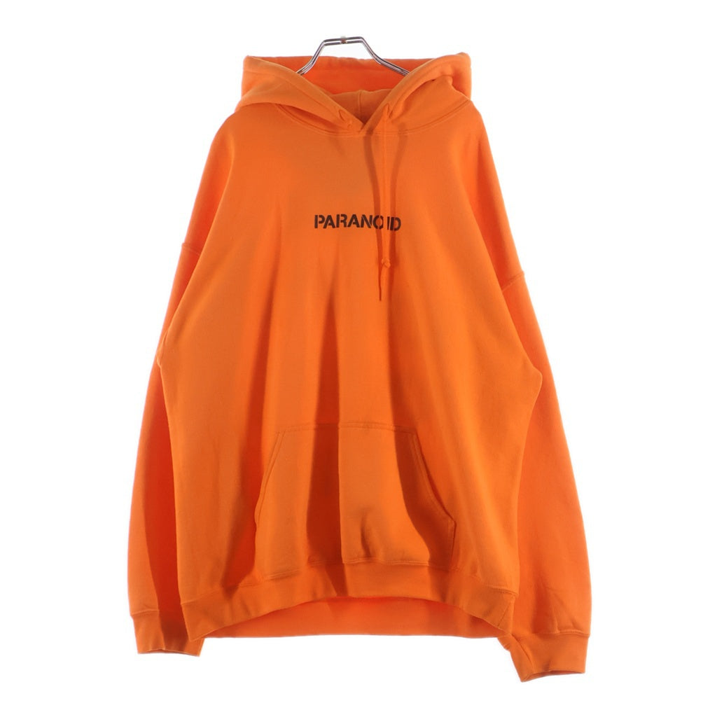ANTI SOCIAL SOCIAL CLUB(アンチソーシャルソーシャルクラブ) ×Undefeated Still Paranoid Hoodie アンディフィーティド 両面プリント プルオーバーパーカー フーディ オレンジ