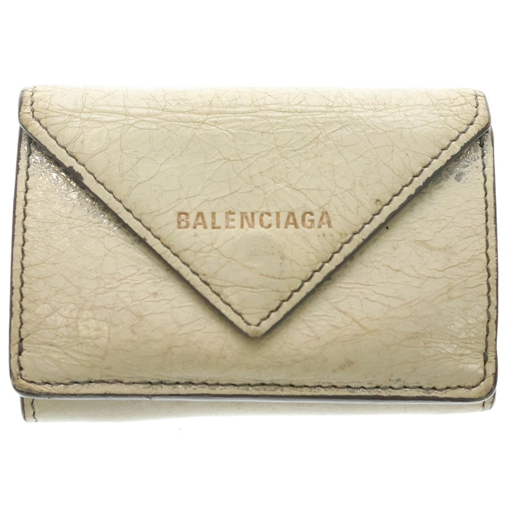 BALENCIAGA(バレンシアガ) ペーパー ミニウォレット 3つ折り財布