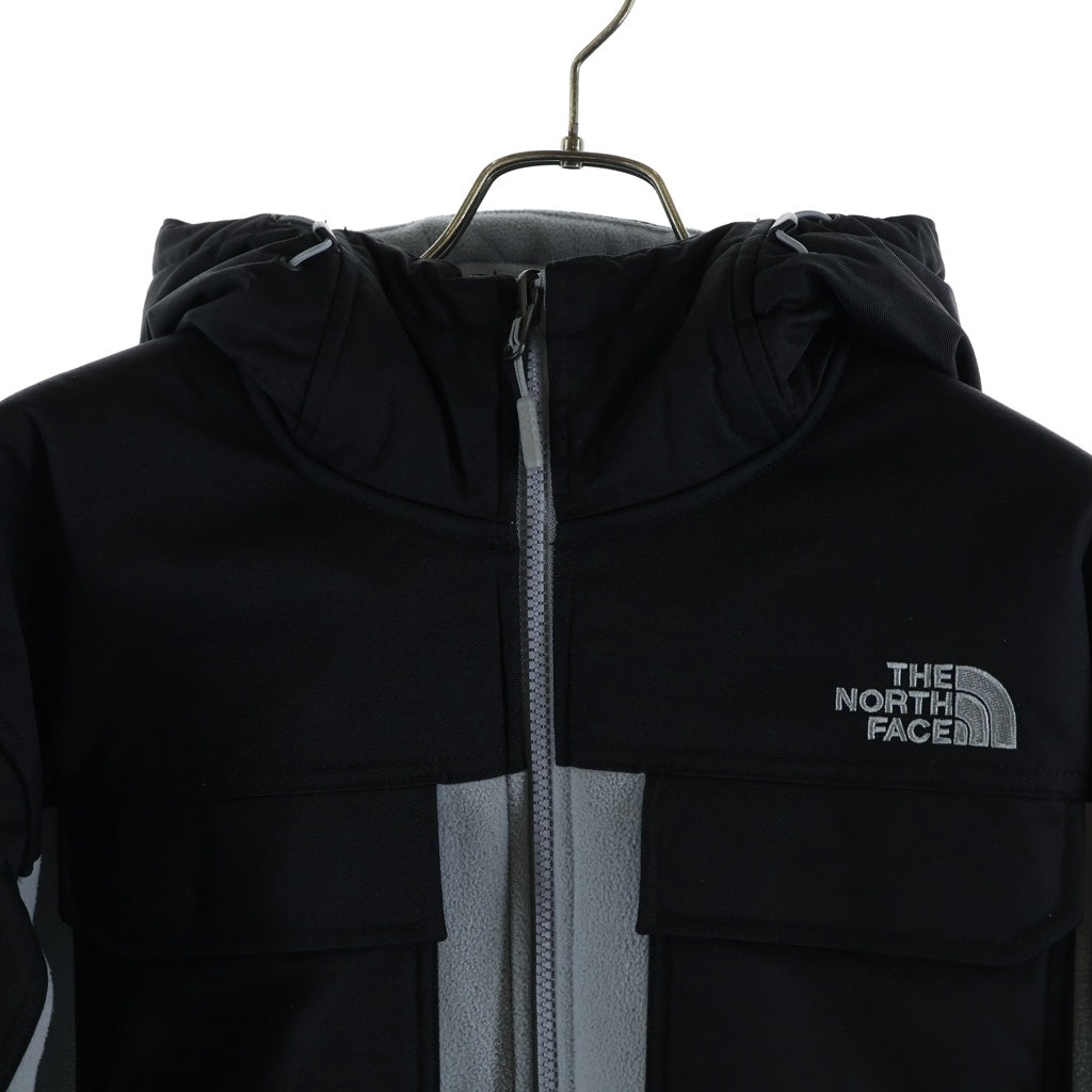 THE NORTH FACE(ザノースフェイス) salinas hooded jacket NF0A3LFE 裏地ボア サリナス フーデッドフリースジャケット グレー/ブラック