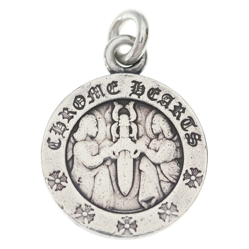 CHROME HEARTS(クロムハーツ) CHRM ANGL MDL V2 エンジェルメダルチャーム ペンダントトップ シルバーBCA229