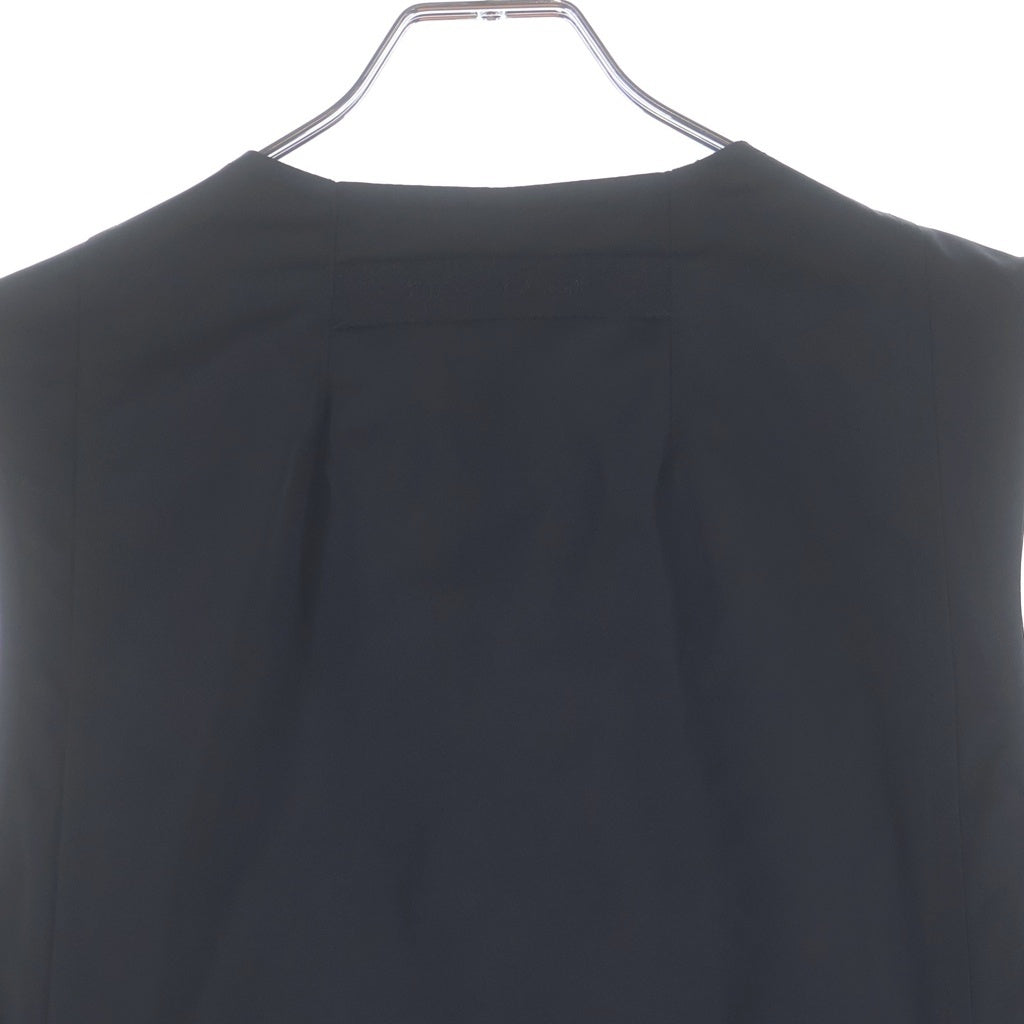 1017 ALYX 9SM(アリクス) 19SS Trooper Bracee Vest ラムレザー バックロゴ ナイロンベスト ブラック