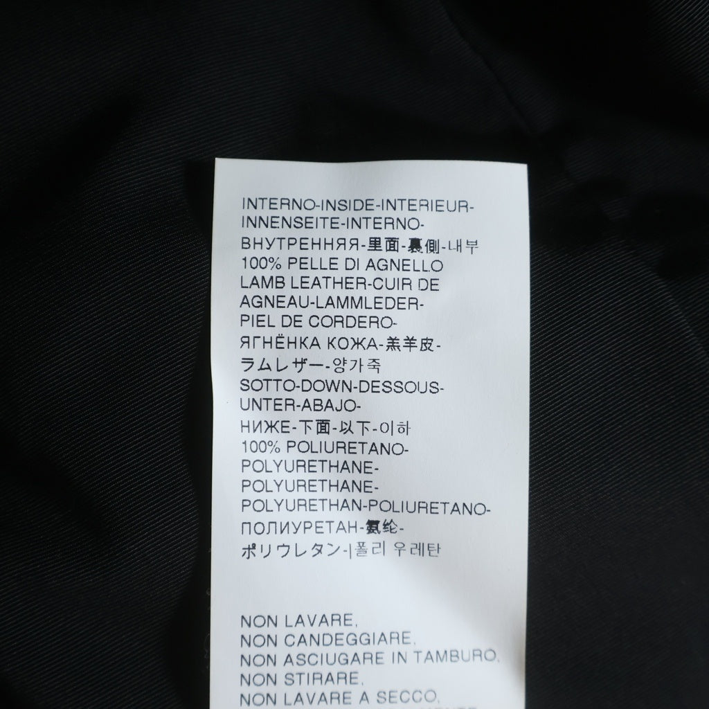 1017 ALYX 9SM(アリクス) 19SS Trooper Bracee Vest ラムレザー バックロゴ ナイロンベスト ブラック
