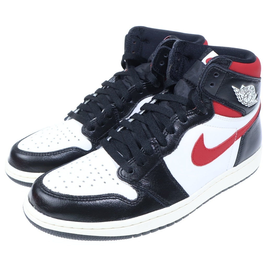 NIKE(ナイキ) AIR JORDAN1 RETRO OG 555088-061 エアジョーダン1 レトロ オージー ジムレッド ハイカットスニーカー ホワイト/ブラック/レッド US9/27cm