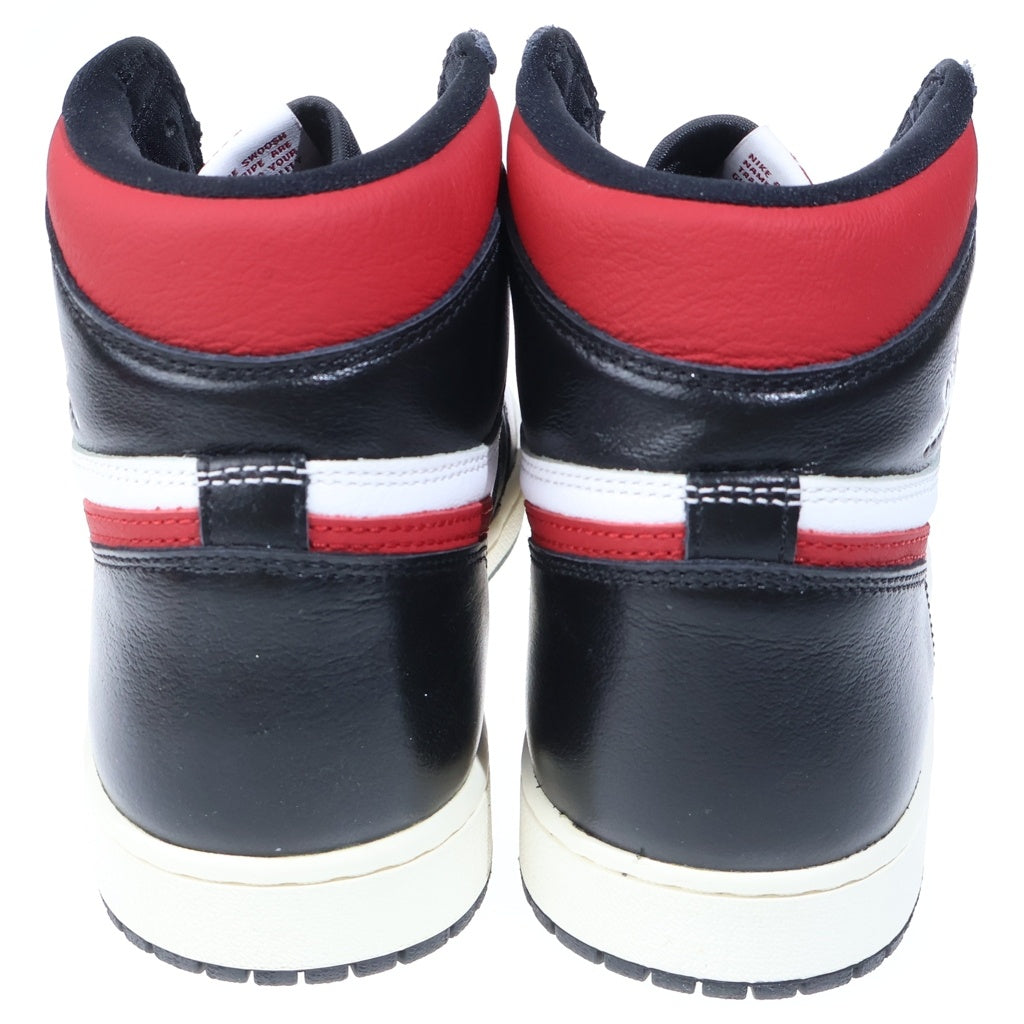 NIKE(ナイキ) AIR JORDAN1 RETRO OG 555088-061 エアジョーダン1 レトロ オージー ジムレッド ハイカットスニーカー ホワイト/ブラック/レッド US9/27cm