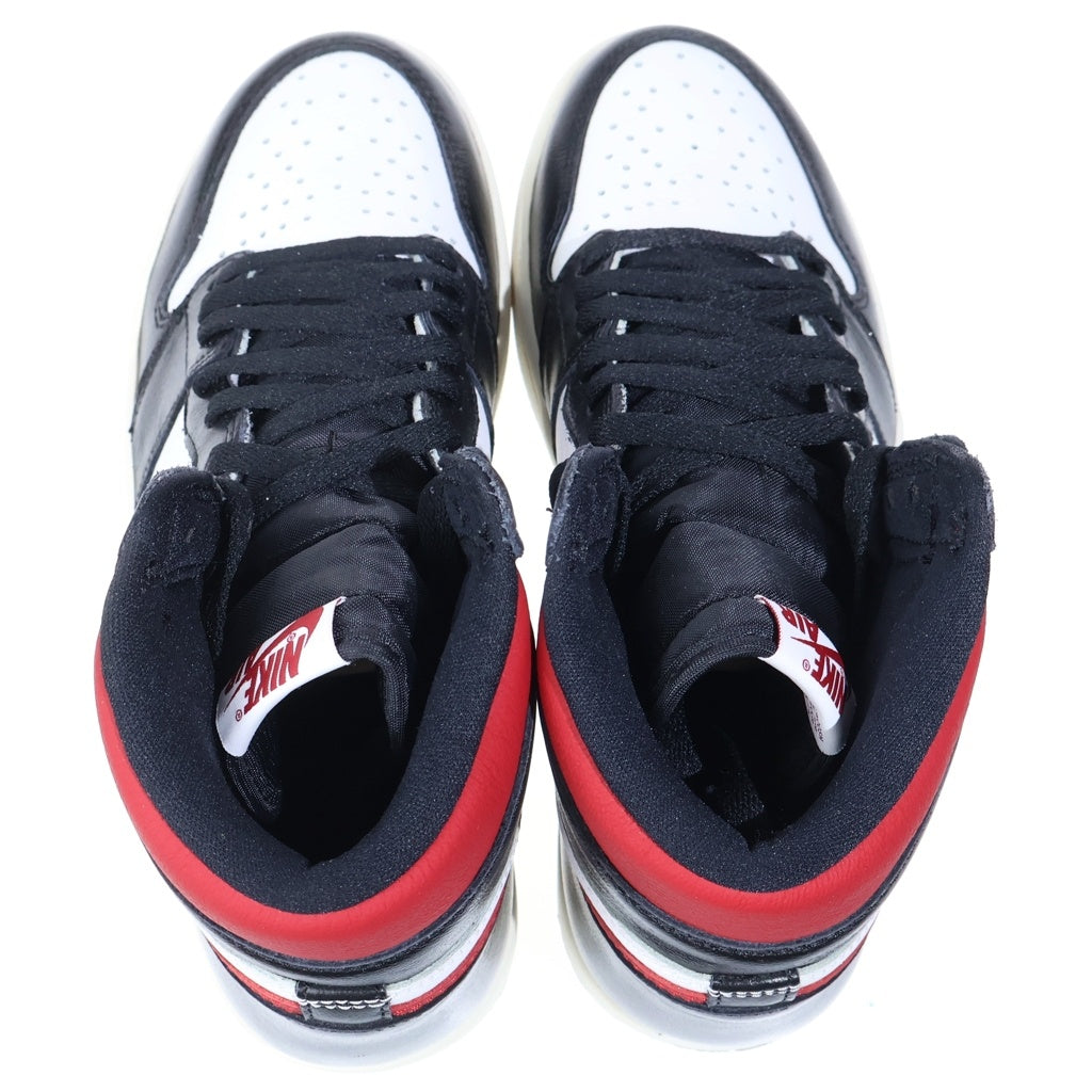 NIKE(ナイキ) AIR JORDAN1 RETRO OG 555088-061 エアジョーダン1 レトロ オージー ジムレッド ハイカットスニーカー ホワイト/ブラック/レッド US9/27cm