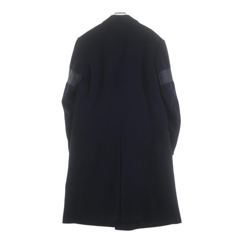 DRIES VAN NOTEN(ドリスヴァンノッテン) ウール チェスターコート ネイビー RODNEY-B ※サンプル品