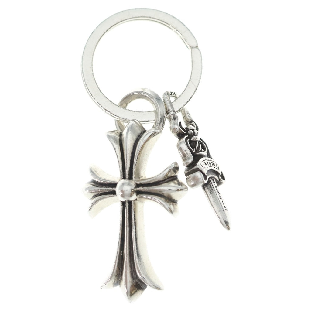 CHROME HEARTS(クロムハーツ) KEYRING SMALL CH CROSS スモールCHクロス キーリング シルバー