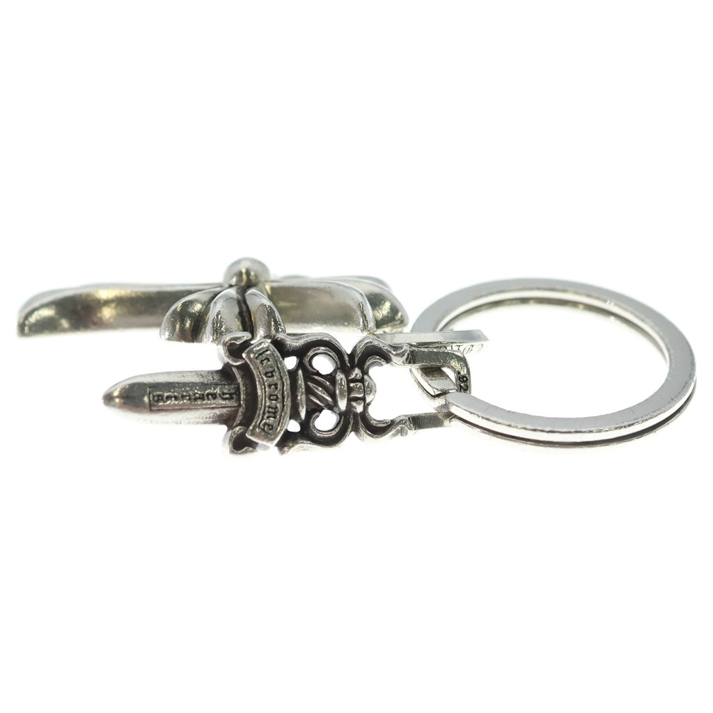 CHROME HEARTS(クロムハーツ) KEYRING SMALL CH CROSS スモールCHクロス キーリング シルバー
