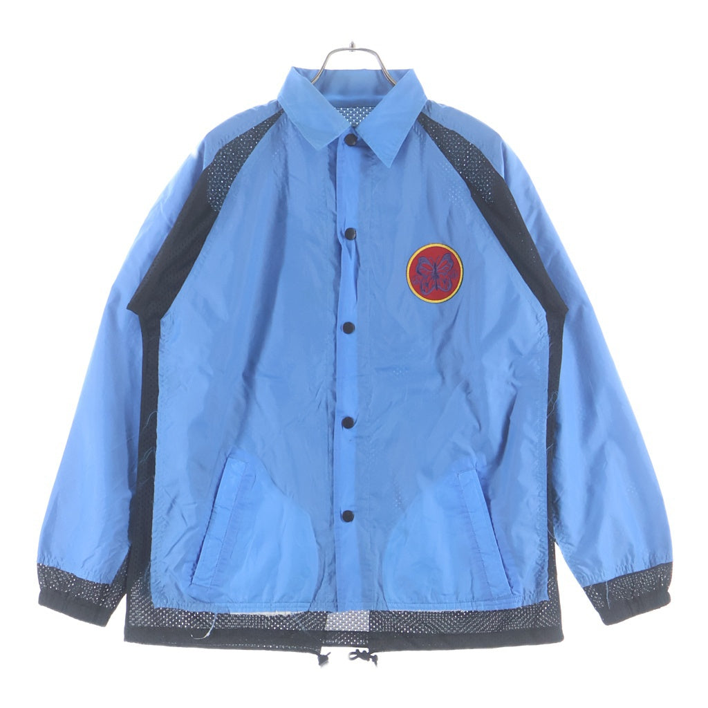 Needles(ニードルス) Reduild by Needles Covered Nylon Coach Jacket メッシュ切替 再構築コーチジャケット ブルー