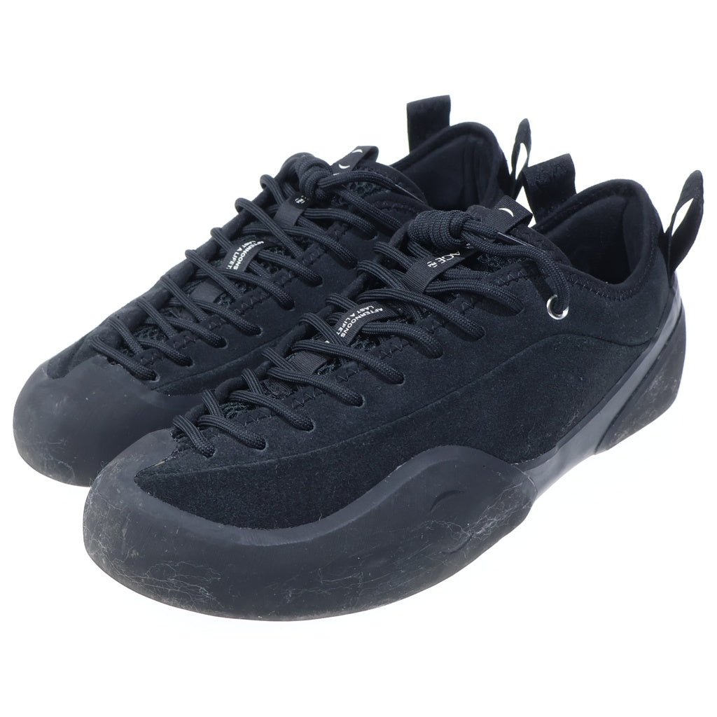 NO BRAND(ノーブランド) Village PM(ビレッジピーエム)1PM Low Cut Sneakers スエード ローカットスニーカー ブラック US10/28cm F11000