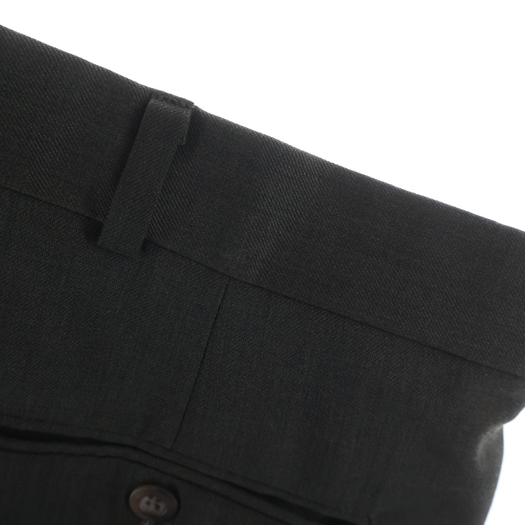 VINTAGE(ヴィンテージ) 90s slates 2Tuck Slacks ツータック スラックスパンツ カーキ 10825-2138