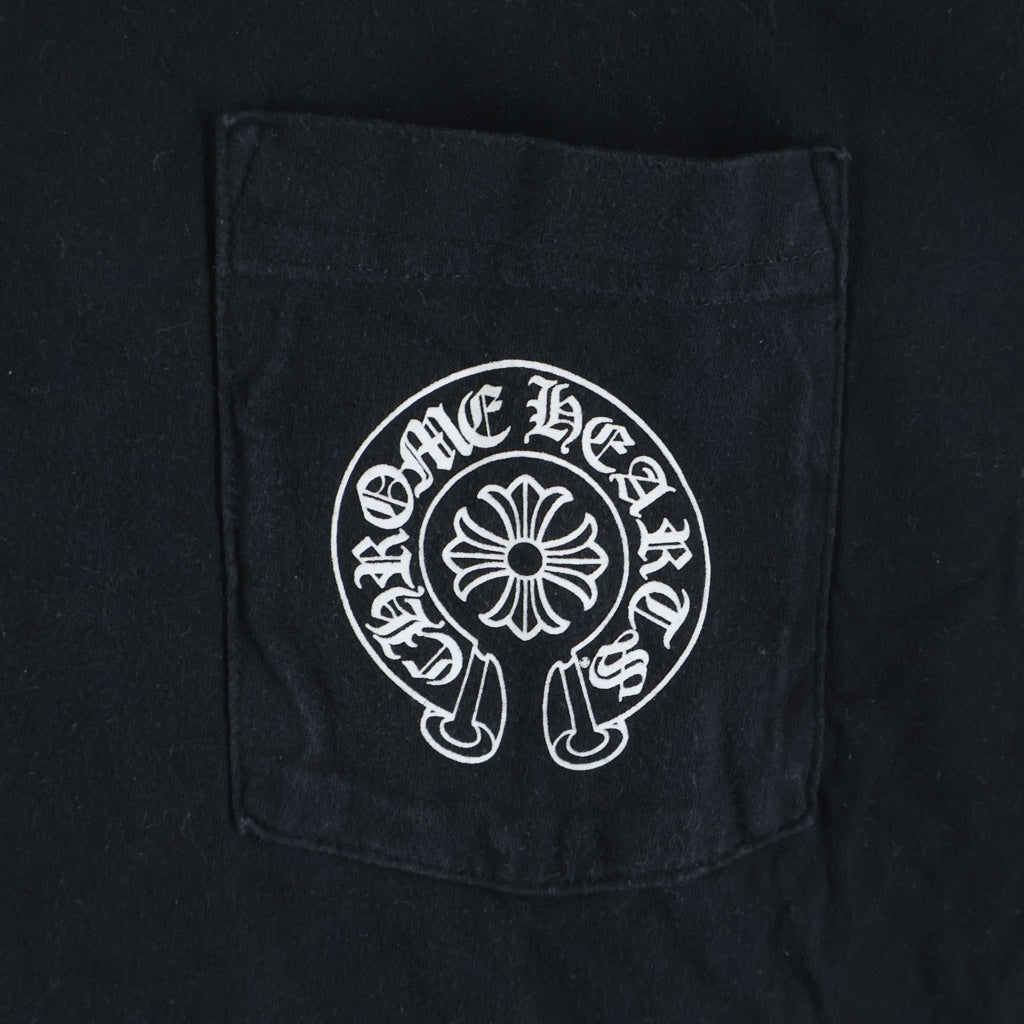 CHROME HEARTS(クロムハーツ) BACK GRAD CIRCLE LOGO TEE バック グラデーション サークルロゴ クルーネック半袖Tシャツ カットソー ブラック