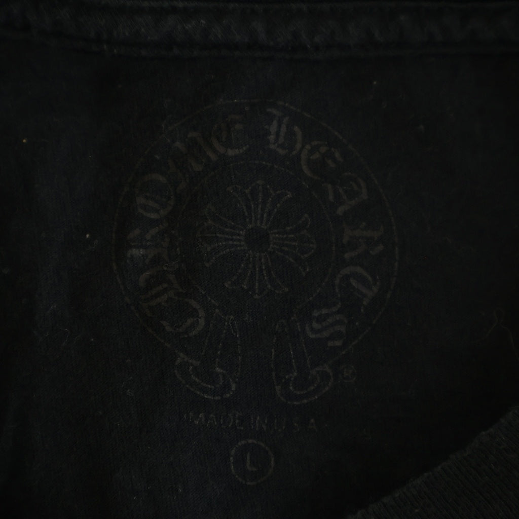 CHROME HEARTS(クロムハーツ) BACK GRAD CIRCLE LOGO TEE バック グラデーション サークルロゴ クルーネック半袖Tシャツ カットソー ブラック