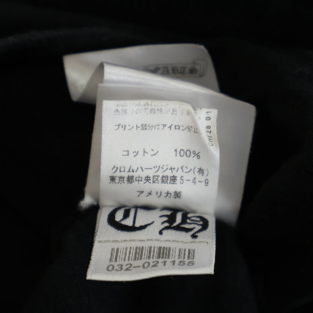 CHROME HEARTS(クロムハーツ) BACK GRAD CIRCLE LOGO TEE バック グラデーション サークルロゴ クルーネック半袖Tシャツ カットソー ブラック